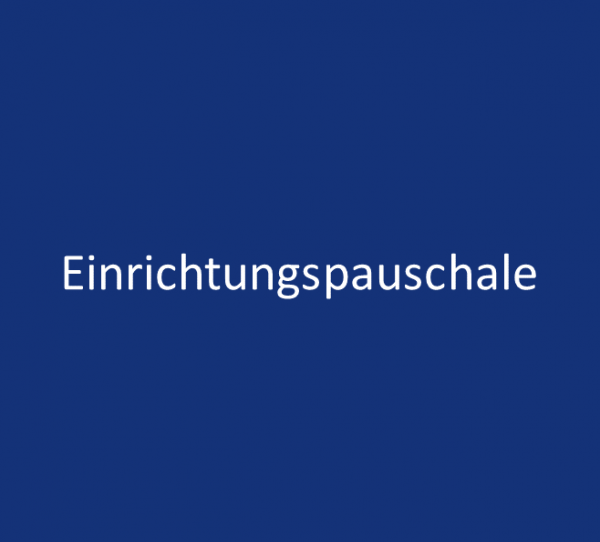BOT Einrichtungspauschale